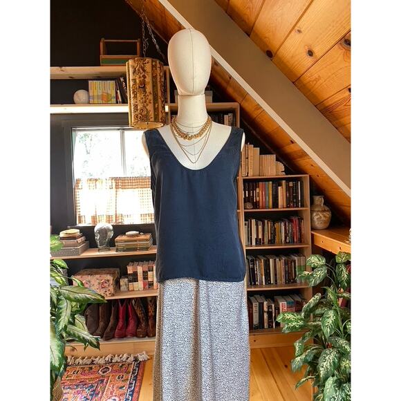 Silk Tank Paisley Black - Picture 5 of 5